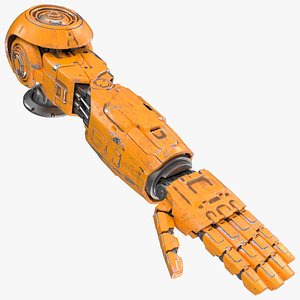 Robotics Mechanical Arm Module Yellow Old