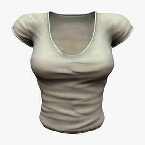 Nice Loose Military Green Safari Tshirt