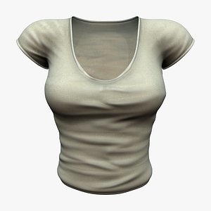 Nice Loose Military Green Safari Tshirt