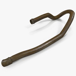 Broken Iron Pipe 11 3D Model