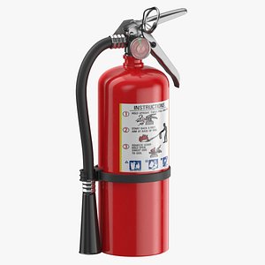 3D Fire Extinguisher model
