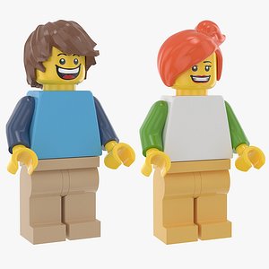Lego Man and Woman Casual