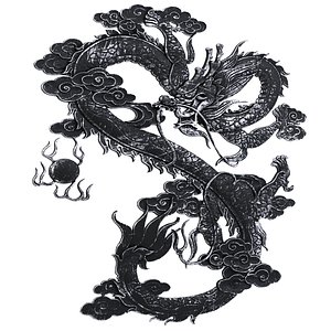 Dragon Ornament Vol 05-3 3D model