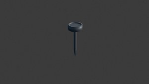 3D Straight Pin Models - Browse & Download Formats - TurboSquid
