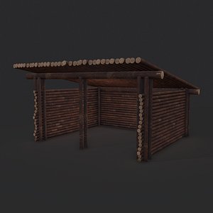 3D Viking Hut R