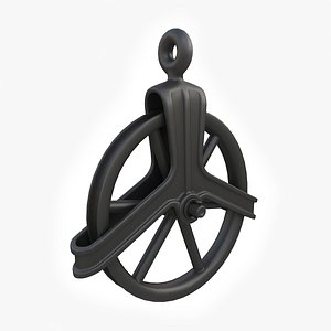 Vintage Cast  Iron well pulley