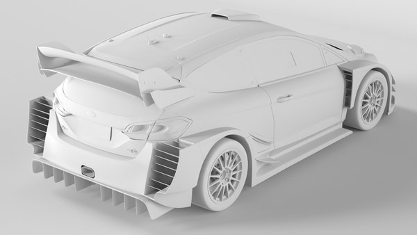 3D 2020 fiesta wrc model - TurboSquid 1550342