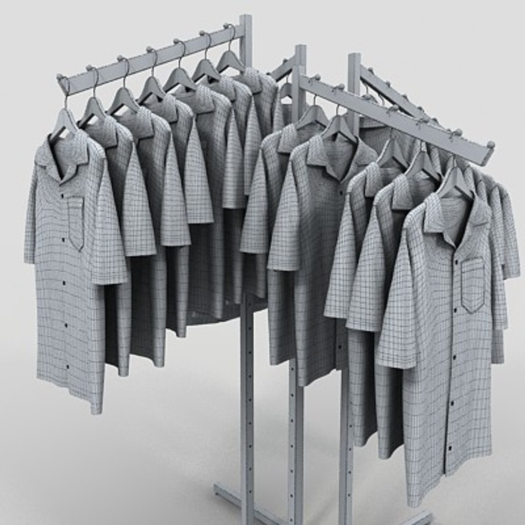 3d Model Men Golf Shirts