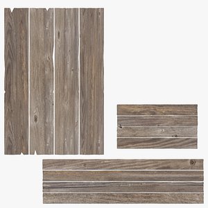 3D Wood Plank Pack 1 model