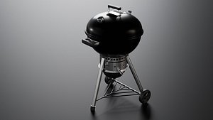charcoal barbecue bbq 3D