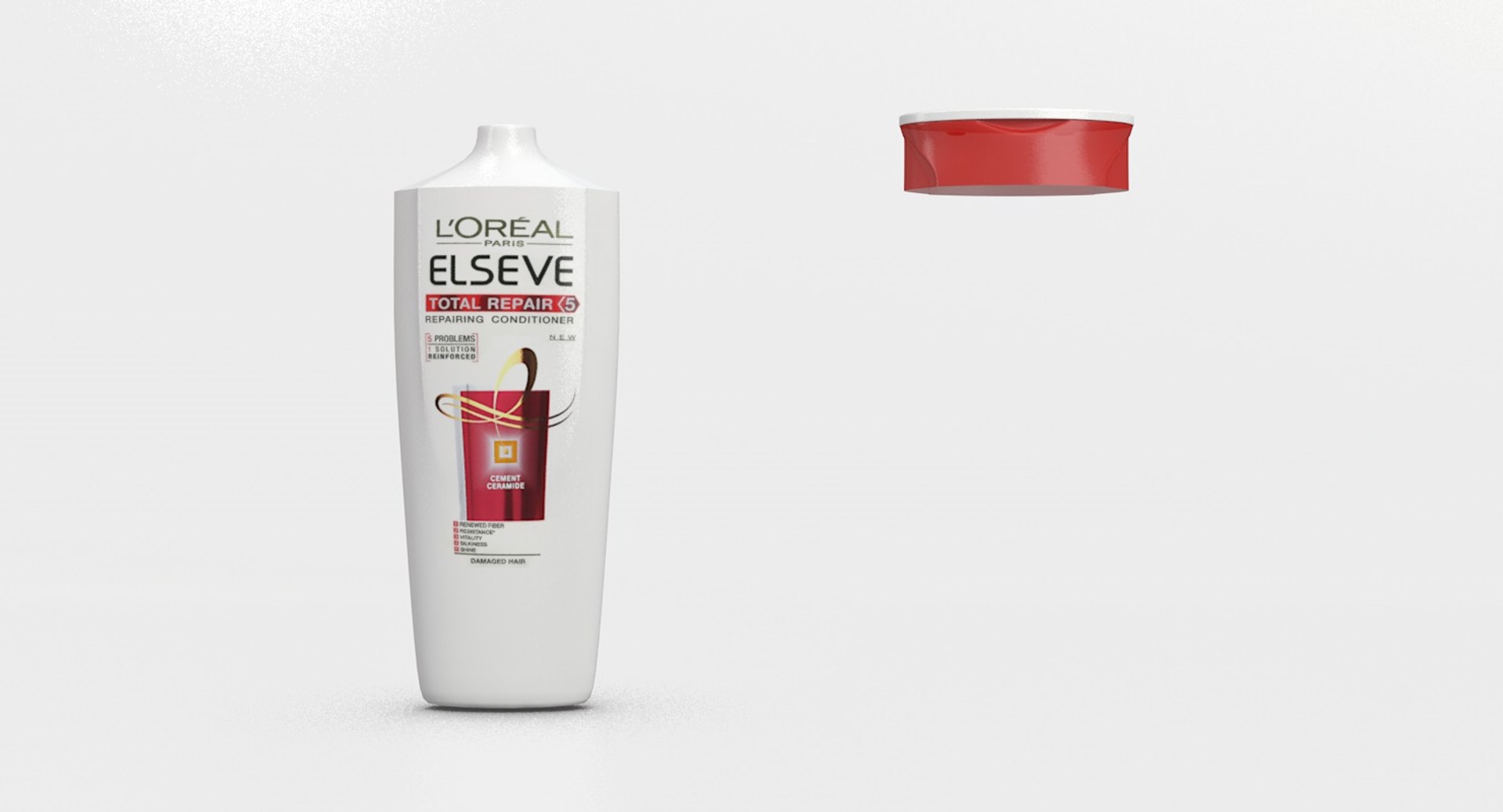 3d Model Shampoo Bottle