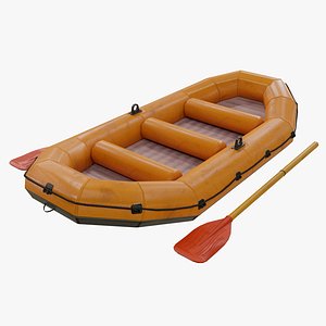 Inflatable Rubber Boat 3D