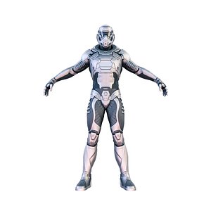 Sci-fi Character Game Black fresh