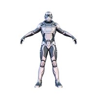 Sci-fi Character Game Black fresh