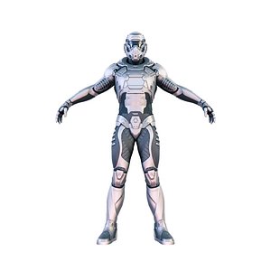 Sci-fi Character Game Black fresh