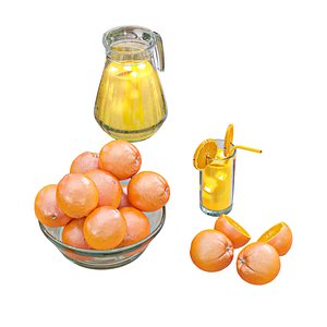 Oranges Juice 3D model