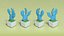 Stylized Cartoon Houseplant Collection