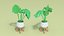 Stylized Cartoon Houseplant Collection