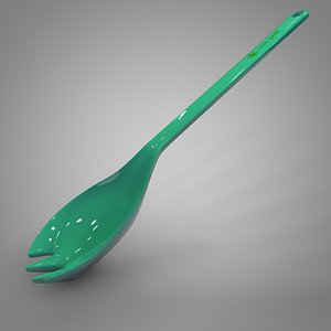 snow peak green spork 3D model
