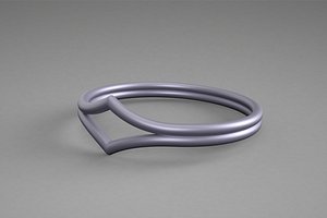 3D Serenitas Ring
