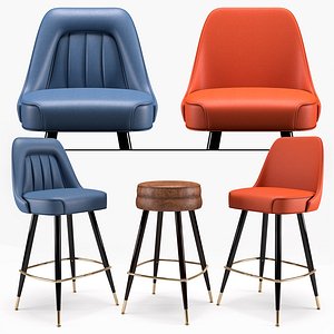 3D richardon seating s bar stool