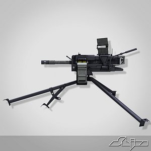 3d grenade machine gun model