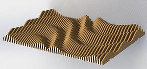3D Parametric wall C model