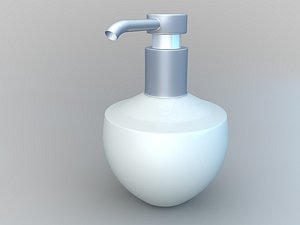 modern soap containers 3d model