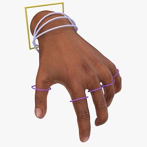 Hand Rigged With Poses Skin type 5