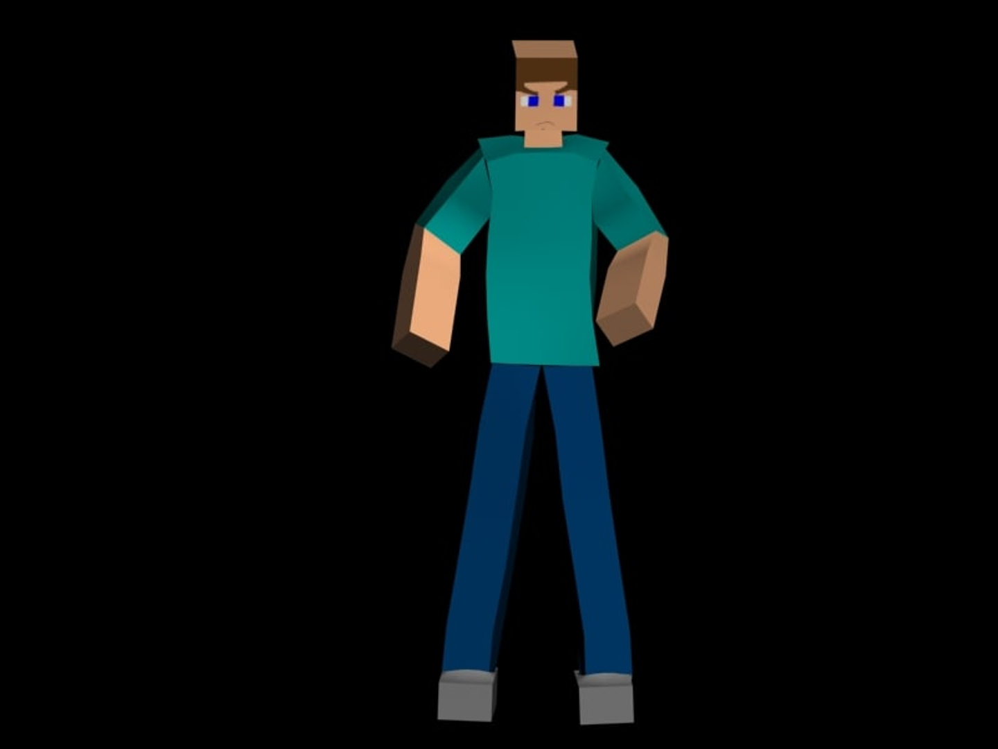Free 3ds Mode Character Rigged