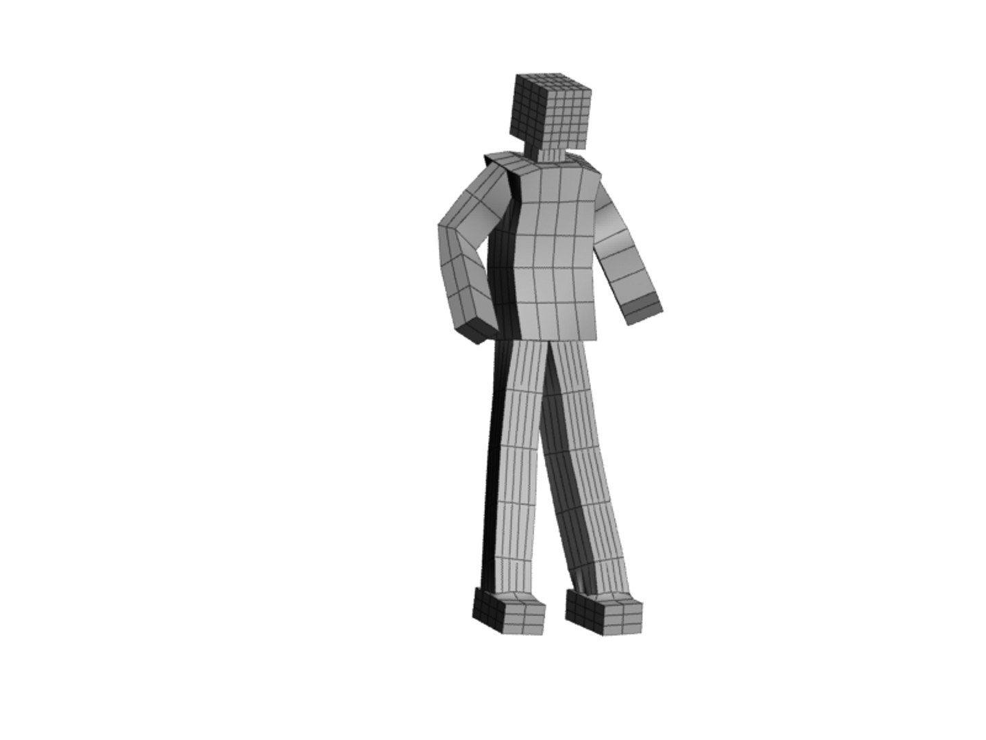 Free 3ds Mode Character Rigged