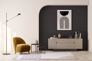 3D livingroom scene 10