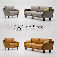 De Sede Sofa & armchair DS-77