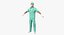 3D rigged doctors 3 model