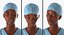 3D rigged doctors 3 model