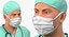 3D rigged doctors 3 model