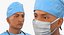 3D rigged doctors 3 model