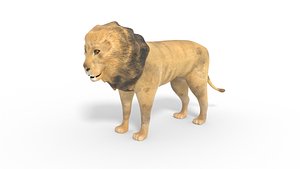 3D 3D Lion Model