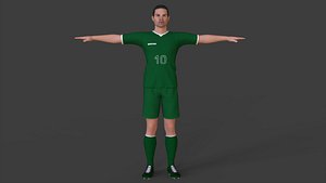 Soccer Player 10 3D model