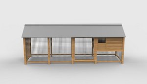 Chicken Coop 3D model model