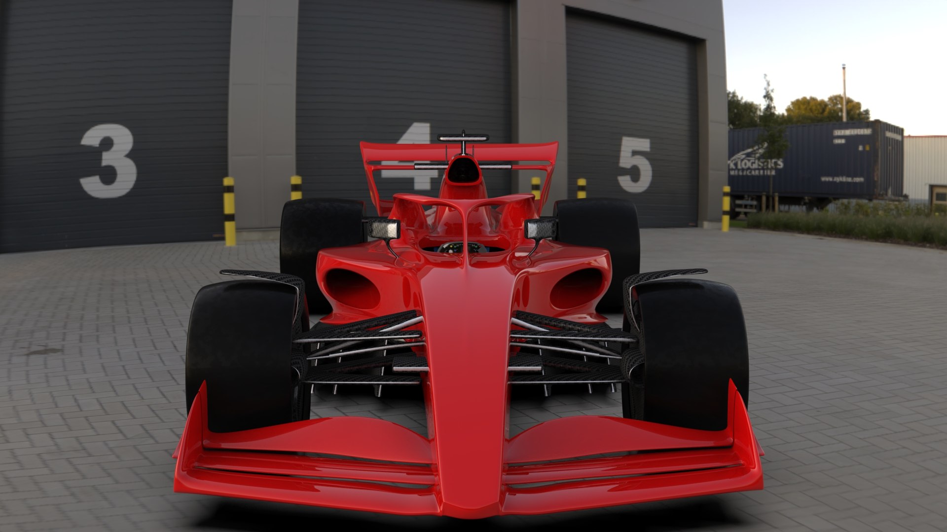 modelo 3d Maqueta de coche de carreras F1 de la temporada 2022 de Fórmula 1  - TurboSquid 1848141