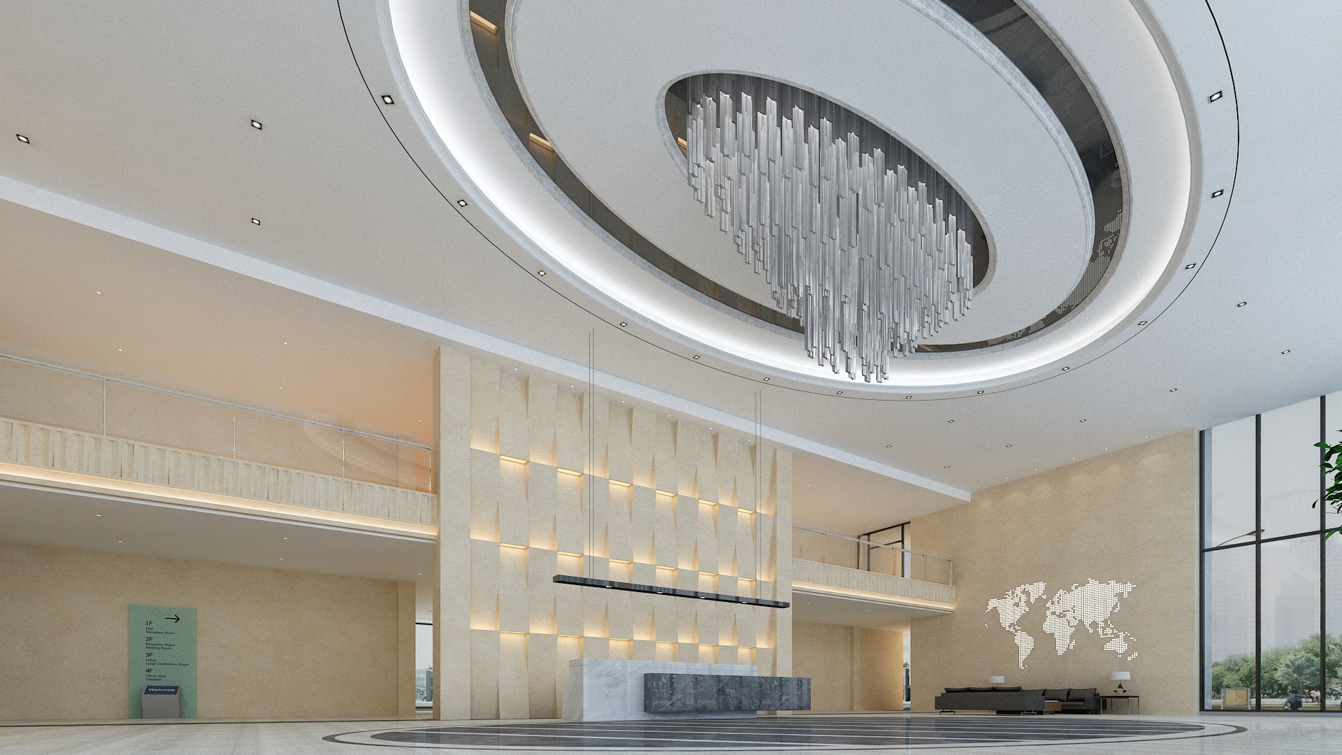 3D Modern Hall Collection 08 Model - TurboSquid 2197950
