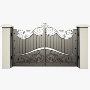 3dsmax wrought iron gate