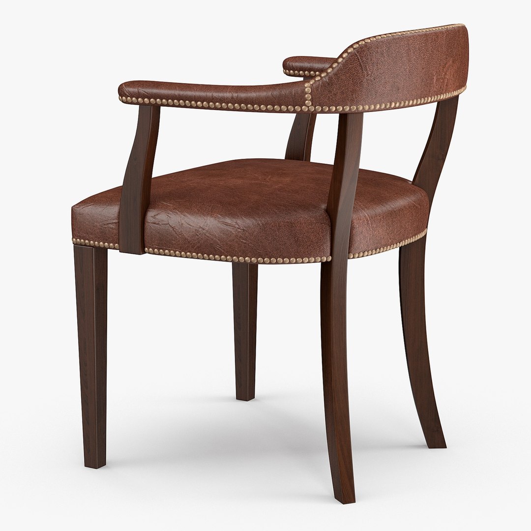 Rupert Bevan - Croft Leather Chair 3D Model - TurboSquid 2290390