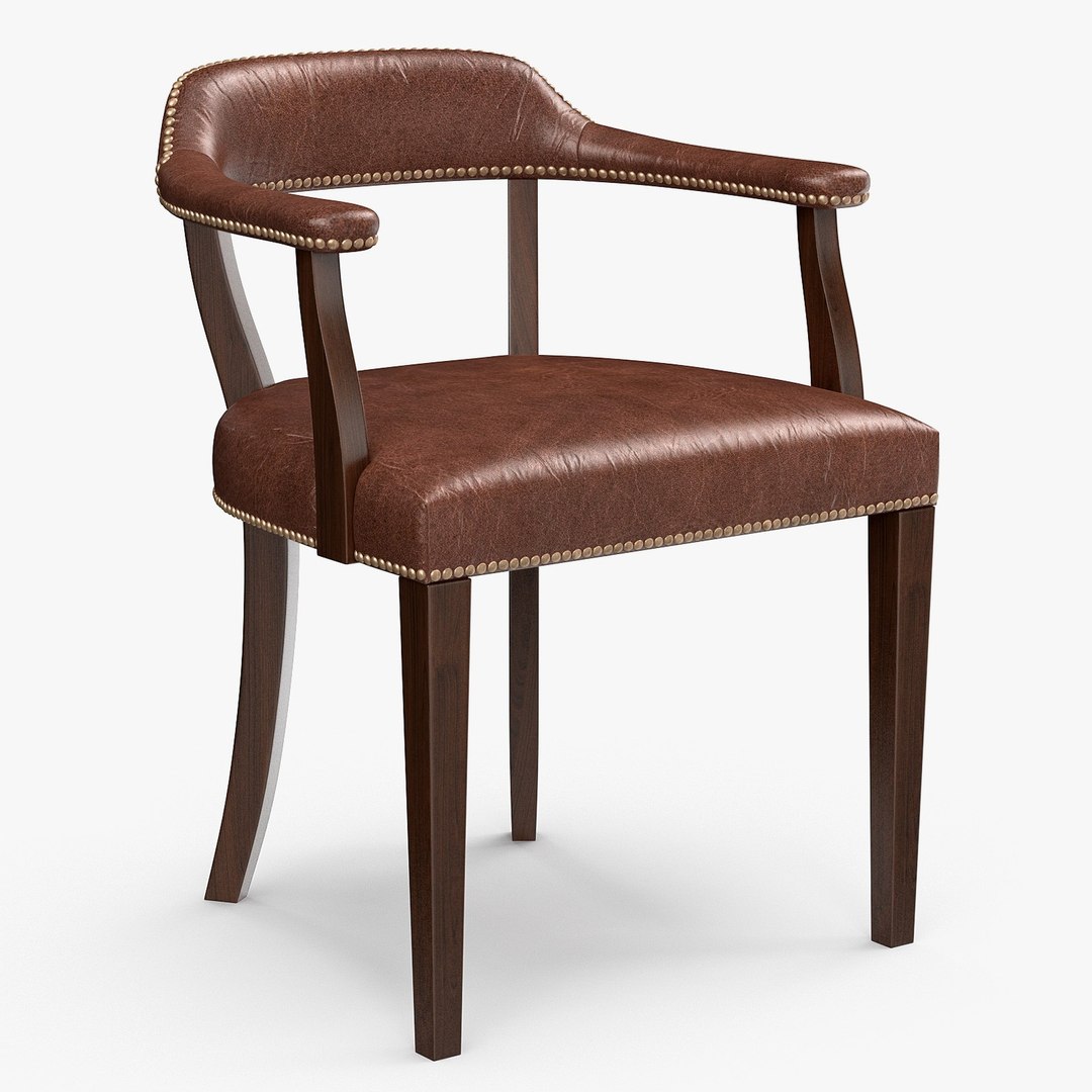 Rupert Bevan - Croft Leather Chair 3D Model - TurboSquid 2290390