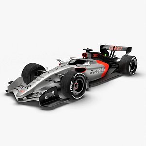 3D 2026 Audi F1 plus Photoshop files model