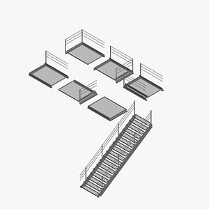 Modular Galvanised Steel Walkways and Stairs