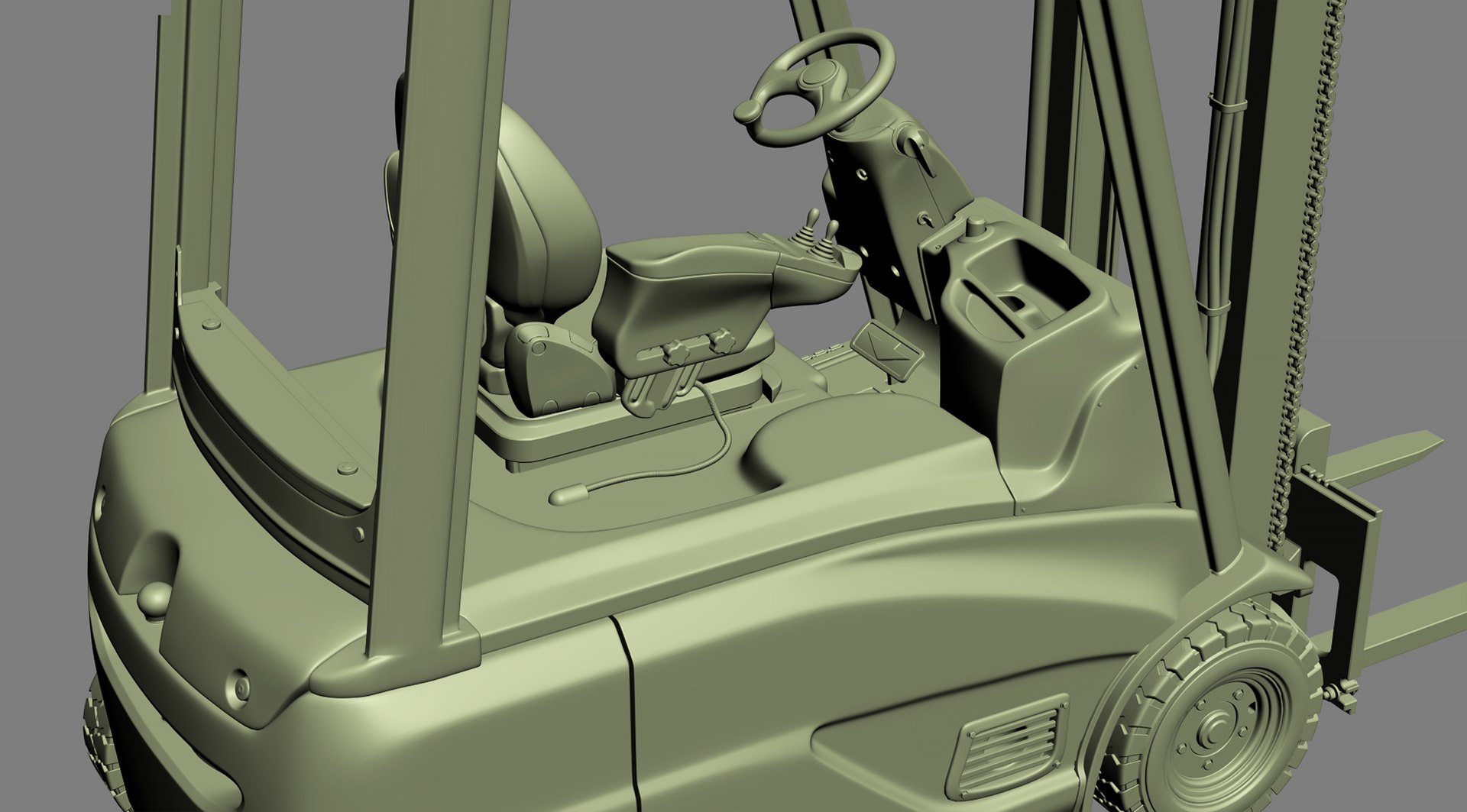Forklift Linde E16 Rig Model - TurboSquid 2229328