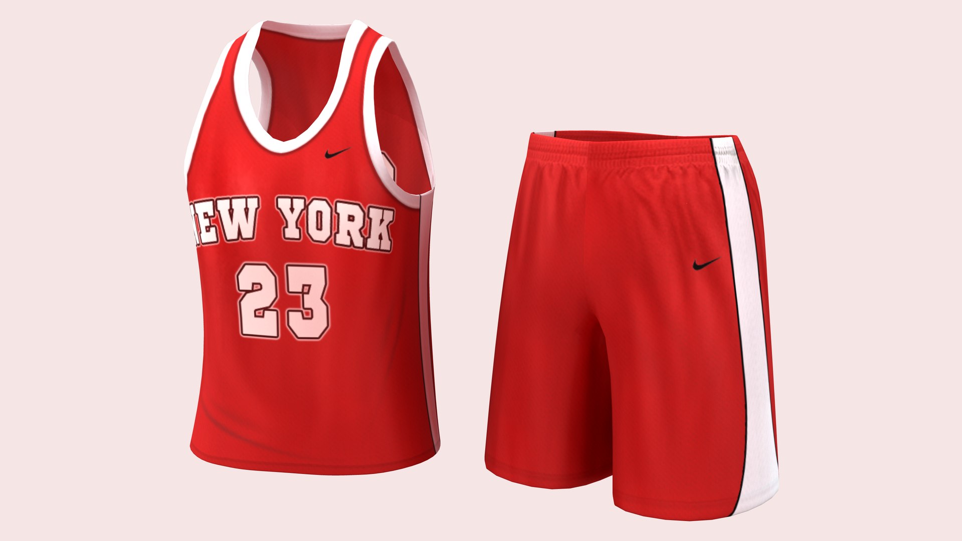 Male Basketball Jersey Set 3D Model - TurboSquid 1820566
