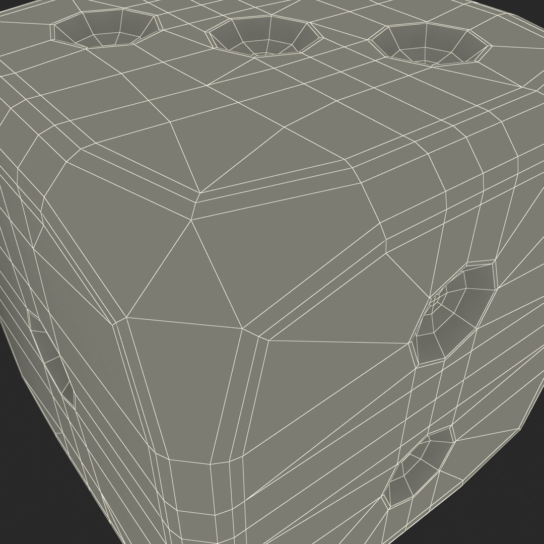 3d Dice 3 Model